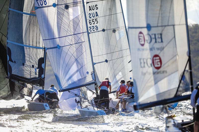 Sail Port Stephens sports boats photo copyright Salty Dingo taken at Port Stephens Yacht Club and featuring the Sportsboats class