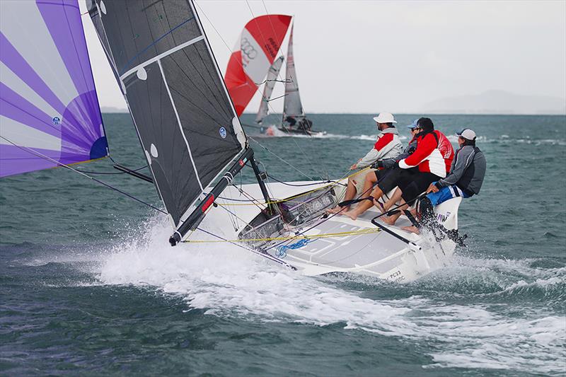 Sail Port Stephens sports boats photo copyright Salty Dingo taken at Port Stephens Yacht Club and featuring the Sportsboats class