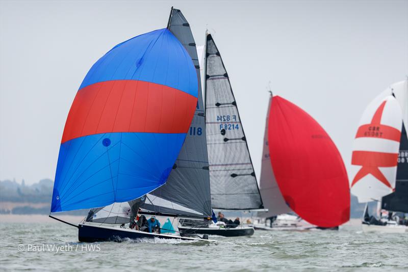Hamble Winter Series 2025 Race Week 2 - Antidote, RSA118 photo copyright Paul Wyeth / HWS taken at Hamble River Sailing Club and featuring the Sportsboats class