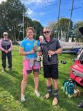 The team on Spoof, Micky Wright and Alex Porteous, win the 2026 Squib Inlands at Rutland &copy; Marion Aspinall