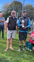 Nic Tolhurst and Ross Corbett finish second in the 2026 Squib Inlands at Rutland &copy; Marion Aspinall
