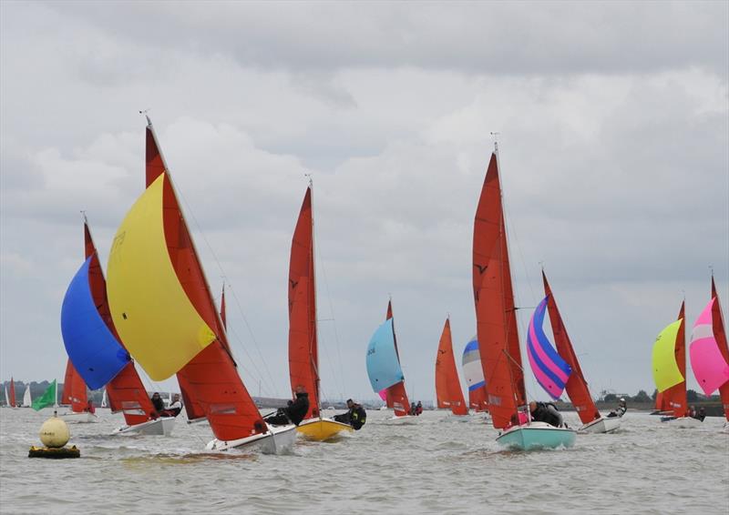 Burnham Week Day 1 photo copyright Alan Hanna taken at Royal Burnham Yacht Club and featuring the Squib class