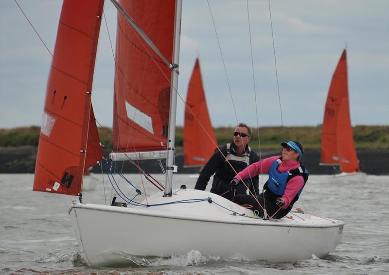 Micky Wright and Alex Porteous finished third in the Squib class but had a successful week of wins at Burnham Week 2021 - photo © Alan Hanna