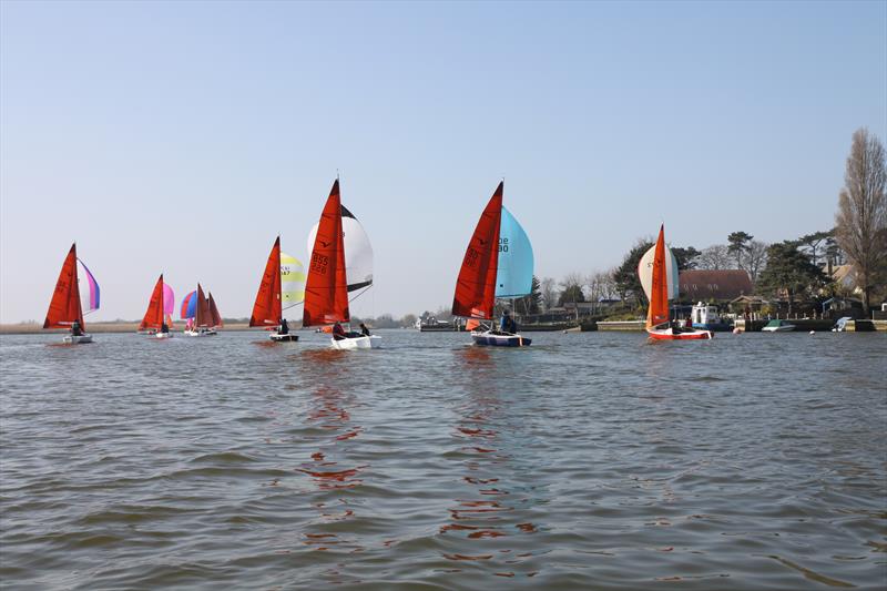 Broadland Squib Regatta 2022 photo copyright Matt Harper taken at Waveney & Oulton Broad Yacht Club and featuring the Squib class