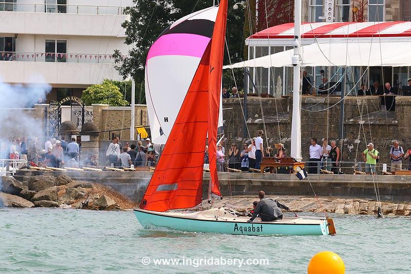 Aquabat - Cowes Week day 1 photo copyright Ingrid Abery / www.ingridabery.com taken at Cowes Combined Clubs and featuring the Squib class