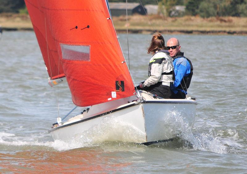 Squib Outlaw on Burnham Week 2022 Day 2 photo copyright Alan Hannah taken at Burnham Sailing Club and featuring the Squib class