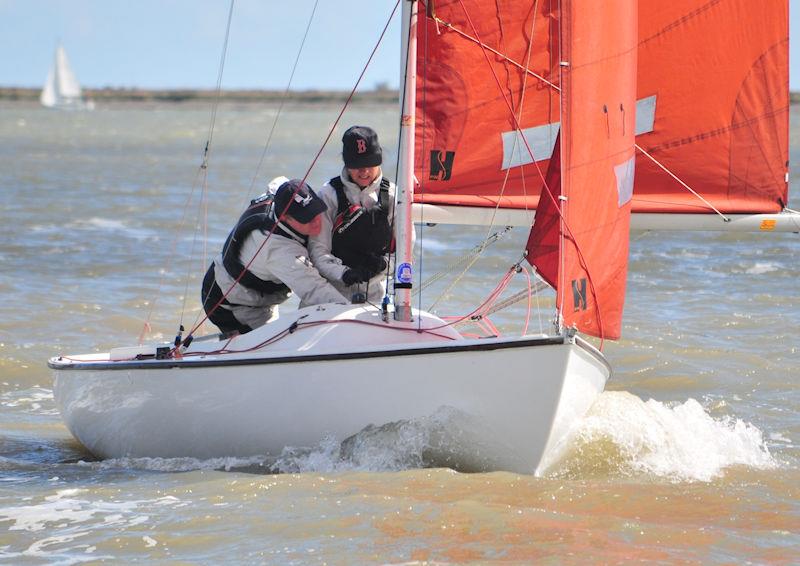 Squib on Burnham Week 2022 Day 3 photo copyright Alan Hanna taken at Burnham Sailing Club and featuring the Squib class