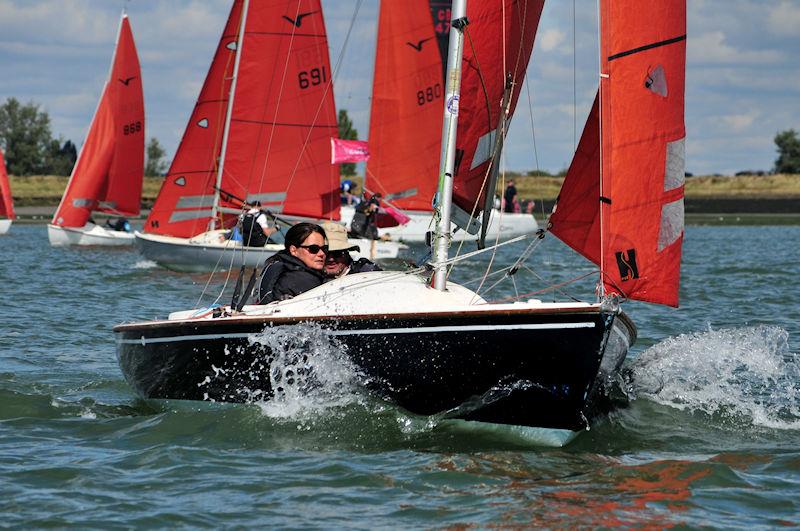 Burnham Week 2023 Day 1 photo copyright Alan Hanna taken at Burnham Sailing Club and featuring the Squib class