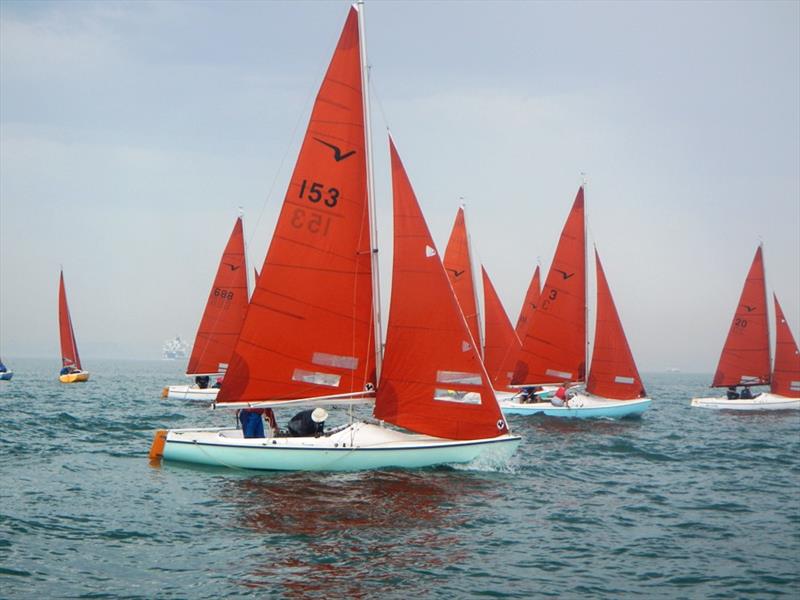 Squib South Coast Championships 2023 photo copyright Mike Samuelson taken at Royal Victoria Yacht Club, England and featuring the Squib class