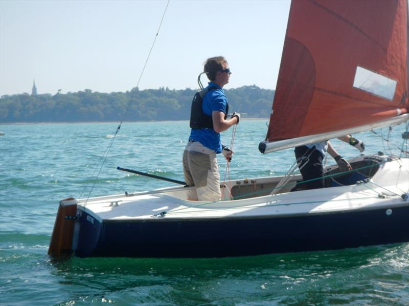 Squib South Coast Championships 2023 photo copyright Mike Samuelson taken at Royal Victoria Yacht Club, England and featuring the Squib class