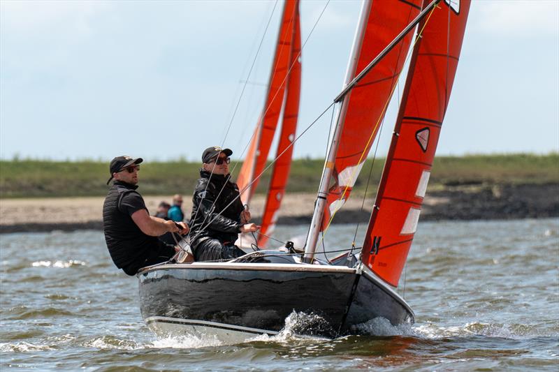 Jack Grogan and Chris Agar, sailing on Helmut Shoing II, 105 won the 28th edition of the Squib Gold Cup at Royal Corinthian Yacht Club photo copyright Petru Balau Sports Photography / sports.hub47.com taken at Royal Corinthian Yacht Club, Burnham and featuring the Squib class