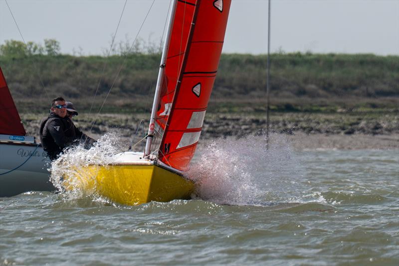 Squib Easter sailing at Royal Corinthian YC - Phil Aspinall and Dave Hyde  photo copyright Petru Balau Sports Photography / sports.hub47.com taken at Royal Corinthian Yacht Club and featuring the Squib class