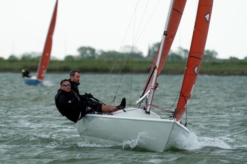 Steve Hall and Dave Hyde won race 3 during Squib Gold Cup 2025 at Royal Corinthian Yacht Club photo copyright Petru Balau Sports Photography / sports.hub47.com taken at Royal Corinthian Yacht Club and featuring the Squib class