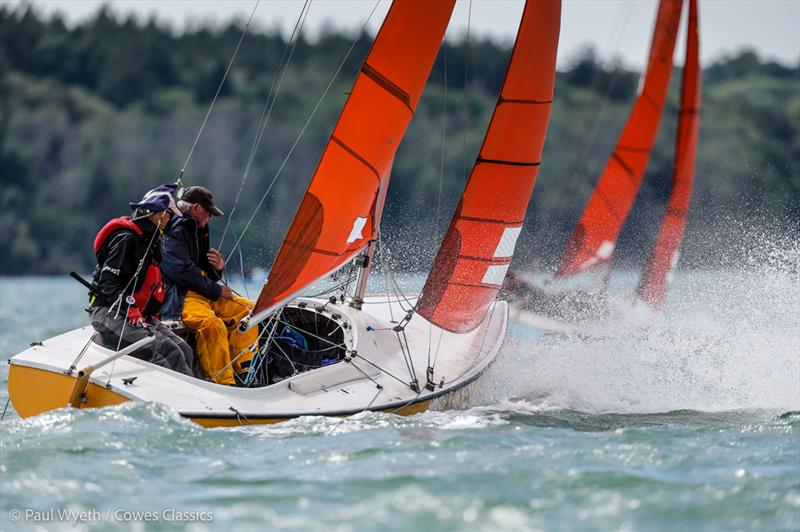 Cowes Classics Regatta 2025 Day 2 - Icarus, Squib photo copyright Paul Wyeth / www.pwpictures.com taken at Royal London Yacht Club and featuring the Squib class