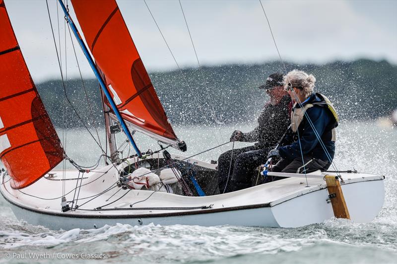 Cowes Classics Regatta 2025 Day 2 - Lizwhiz, Squib photo copyright Paul Wyeth / www.pwpictures.com taken at Royal London Yacht Club and featuring the Squib class