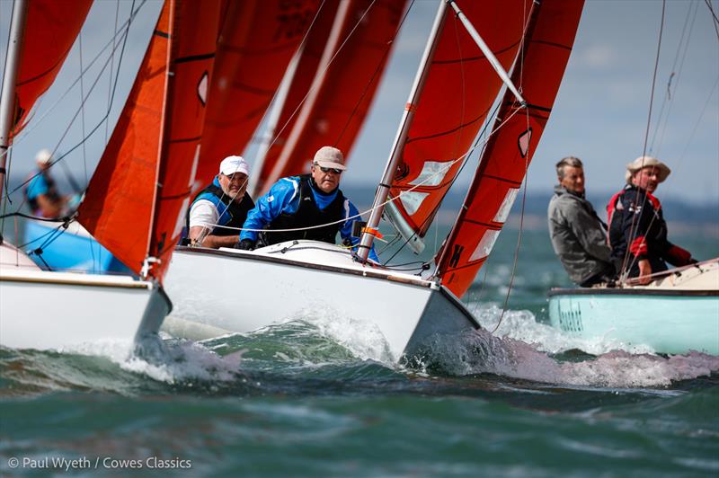 Cowes Classics Regatta 2025 Day 2 - Firestarter, Squib photo copyright Paul Wyeth / www.pwpictures.com taken at Royal London Yacht Club and featuring the Squib class
