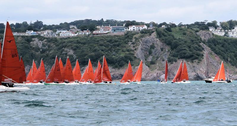 Squib Nationals 2025 at Torbay Day 1 photo copyright Nicola Davies taken at Royal Torbay Yacht Club and featuring the Squib class