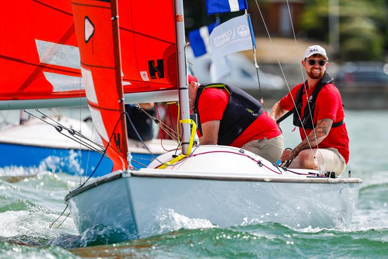 Perfect conditions for Squibs like Firestarter - North Sails Cowes Week Day 3 - photo © Paul Wyeth / www.pwpictures.com