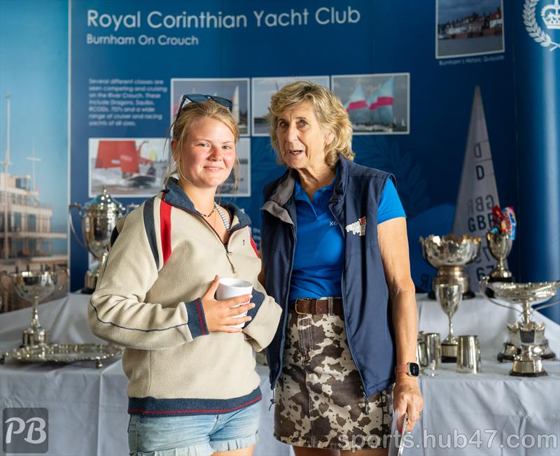 Lucie Prior, youngest helm during the Bank Holiday Weekend at Burnham Week 2026 - photo © Petru Balau Sports Photography / sports.hub47.com