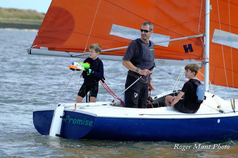 Water pistol fight - Trophy Day at Burnham Week 2026 - photo © Roger Mant Photography