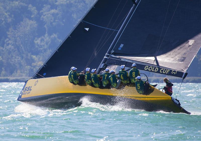 It's a physical gig - SSL Gold Cup photo copyright John Curnow taken at Cercle de la Voile de Grandson and featuring the SSL47 class