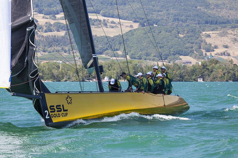 2022 SSL Gold Cup Team Australia photo copyright John Curnow taken at Cercle de la Voile de Grandson and featuring the SSL47 class