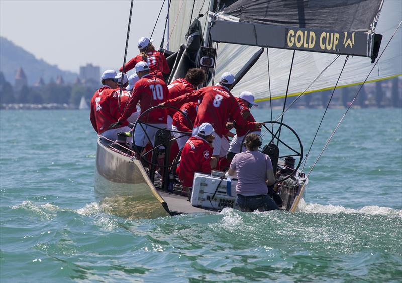 2022 SSL Gold Cup - Team Australia and Team Switzerland photo copyright John Curnow taken at Cercle de la Voile de Grandson and featuring the SSL47 class