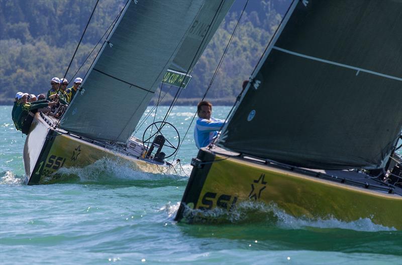 Argentina had scratched together a small, but handy lead on the work photo copyright John Curnow taken at Cercle de la Voile de Grandson and featuring the SSL47 class