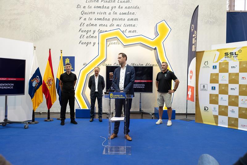 Gauthier Wuthrich, Director of the Sailing Athletes Foundation photo copyright Belfi Aguilar taken at Real Federación Canaria de Vela and featuring the SSL47 class