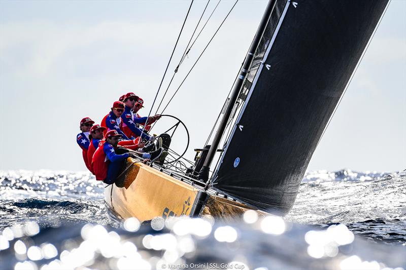 SSL Gold Cup 1/32 Finals Day 2 - SSL Team Chile photo copyright Martina Orsini / SSL Gold Cup taken at Real Federación Canaria de Vela and featuring the SSL47 class