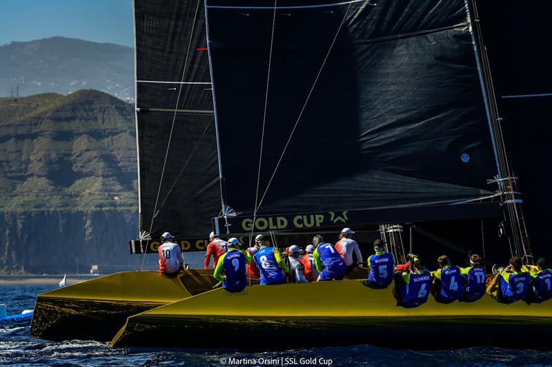 SSL Gold Cup 1/32 Finals Day 4 - Fleet 1 Race 4 photo copyright Martina Orsini / SSL Gold Cup taken at Real Federación Canaria de Vela and featuring the SSL47 class