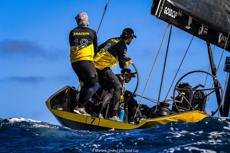 Malaysia on SSL Gold Cup 1/16 Finals Day 2 photo copyright Martina Orsini / SSL Gold Cup taken at Real Federación Canaria de Vela and featuring the SSL47 class