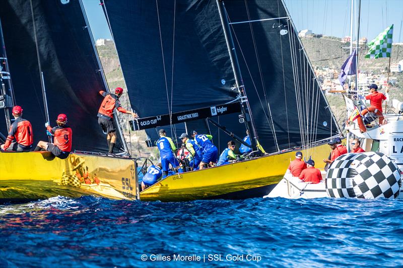 SSL Teams Canada and Slovenia on SSL Gold Cup 1/16 Finals Day 3 photo copyright Martina Orsini / SSL Gold Cup taken at Real Federación Canaria de Vela and featuring the SSL47 class