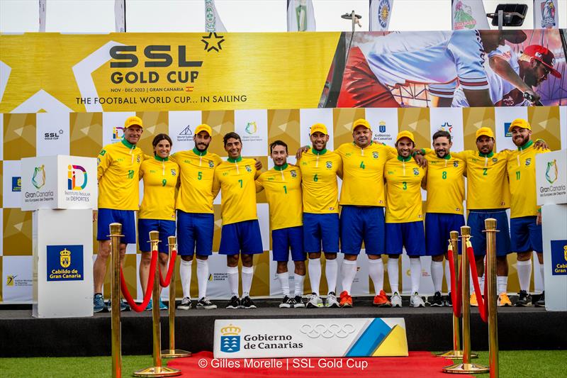 SSL Team Brazil photo copyright Gilles Morelle / SSL Gold Cup taken at Real Federación Canaria de Vela and featuring the SSL47 class