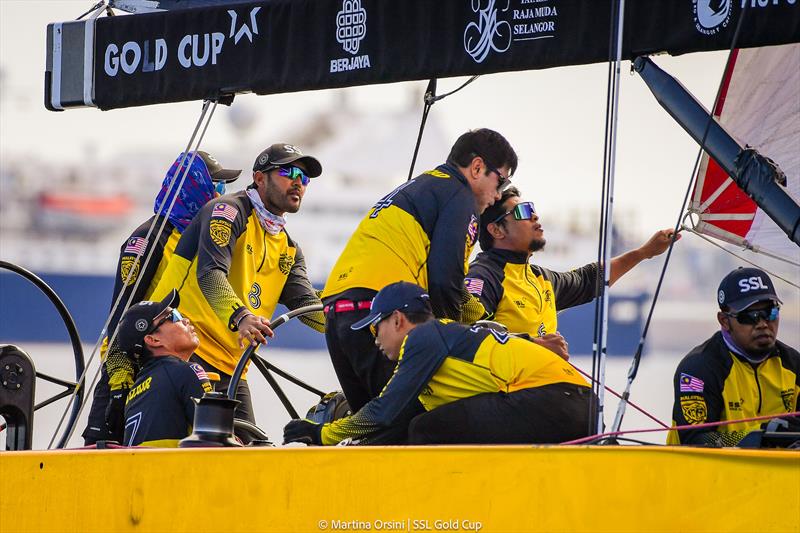 SSL Gold Cup 1/4 Finals Day 2: SSL Team Malaysia photo copyright Martina Orsini / SSL Gold Cup taken at Real Federación Canaria de Vela and featuring the SSL47 class