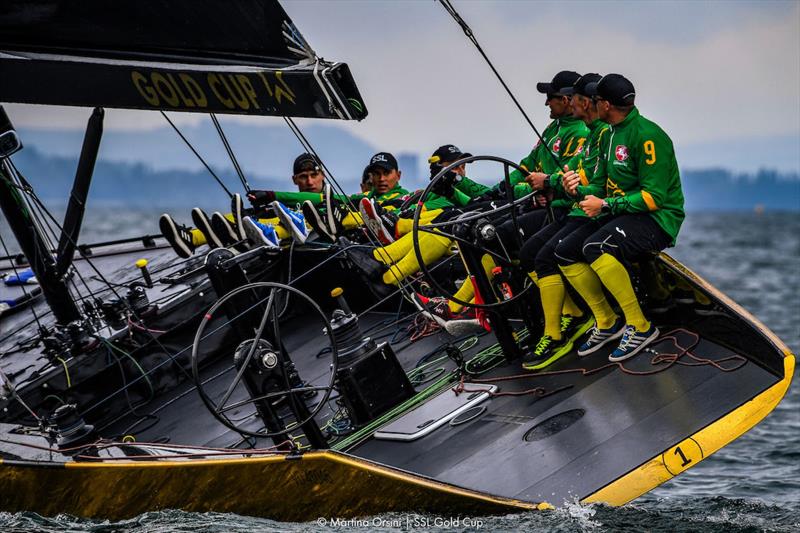 SSL Gold Cup racing on Lake Neuchâtel photo copyright Martina Orsini / SSL Gold Cup taken at  and featuring the SSL47 class
