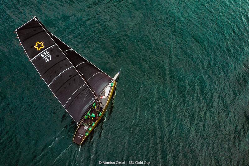 SSL Gold Cup racing on Lake Neuchâtel photo copyright Martina Orsini / SSL Gold Cup taken at  and featuring the SSL47 class