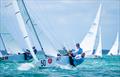 Rolex US Sailing Yachtsman of the Year Paul Cayard and Frithjof Kleen win the kickoff race on day 1 of the 99th Bacardi Cup