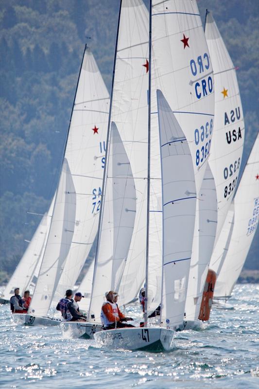 Racing on day 2 of the SSL Lake Grand Slam photo copyright Christophe Launay / www.sealaunay.com taken at Cercle de la Voile de Grandson and featuring the Star class