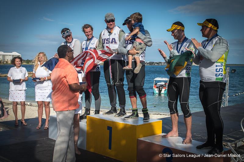 SSL Finals 2016 Grand Final Medals Ceremony photo copyright Jean-Daniel Michot / SSL taken at Nassau Yacht Club and featuring the Star class