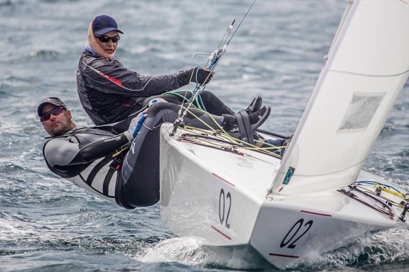 Augie Diaz & Bruno Prada during the Star Eastern Hemisphere Championship 2018 photo copyright Y.C.A. / Andrea Falcon taken at Yacht Club Adriaco and featuring the Star class