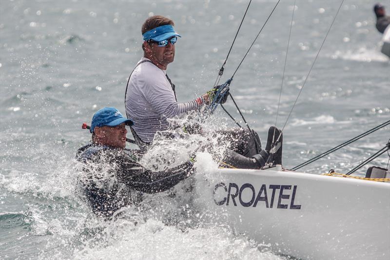 Marin Misura & Tonko Barac during the Star Eastern Hemisphere Championship 2018 photo copyright Y.C.A. / Andrea Falcon taken at Yacht Club Adriaco and featuring the Star class