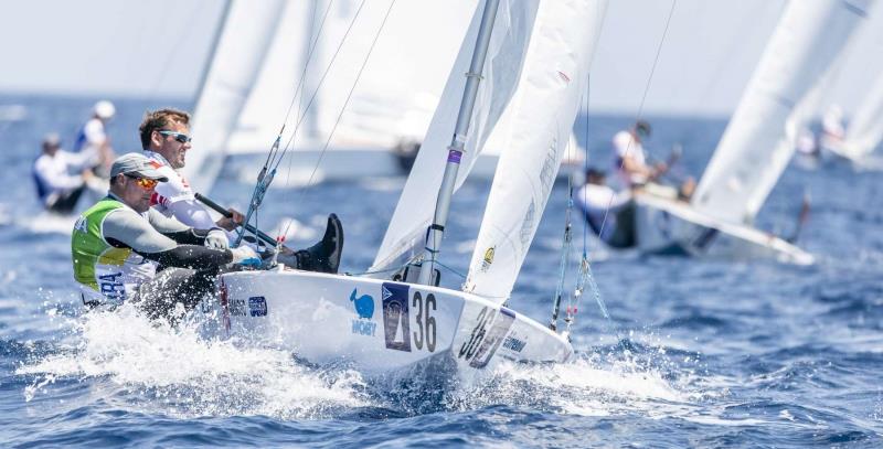 Mateusz Kusznierewicz and Bruno Prada lead after day 2 of the Star World Championship 2019 photo copyright YCCS / Studio Borlenghi taken at Yacht Club Costa Smeralda and featuring the Star class