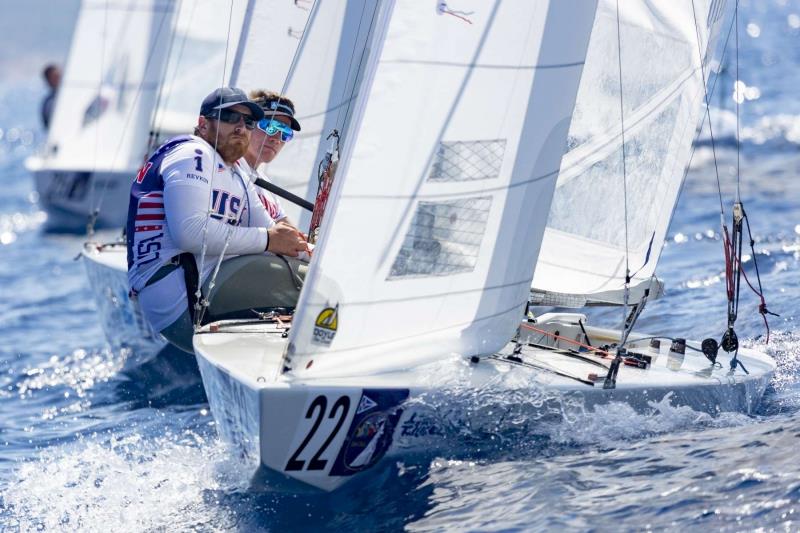 Eivind Melleby & Joshua Revkin win on day 3 of the Star World Championship 2019 photo copyright YCCS / Studio Borlenghi taken at Yacht Club Costa Smeralda and featuring the Star class
