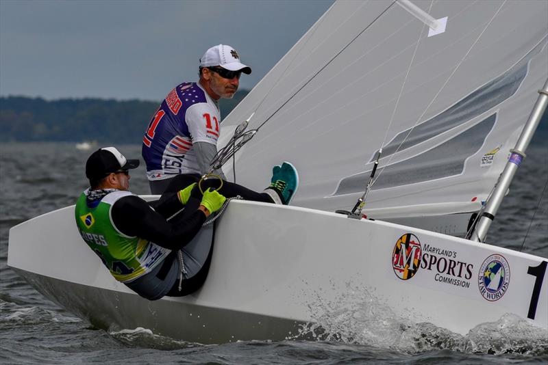 2018 Star World Championship - Day 2 photo copyright Mark Hergen taken at Tred Avon Yacht Club and featuring the Star class