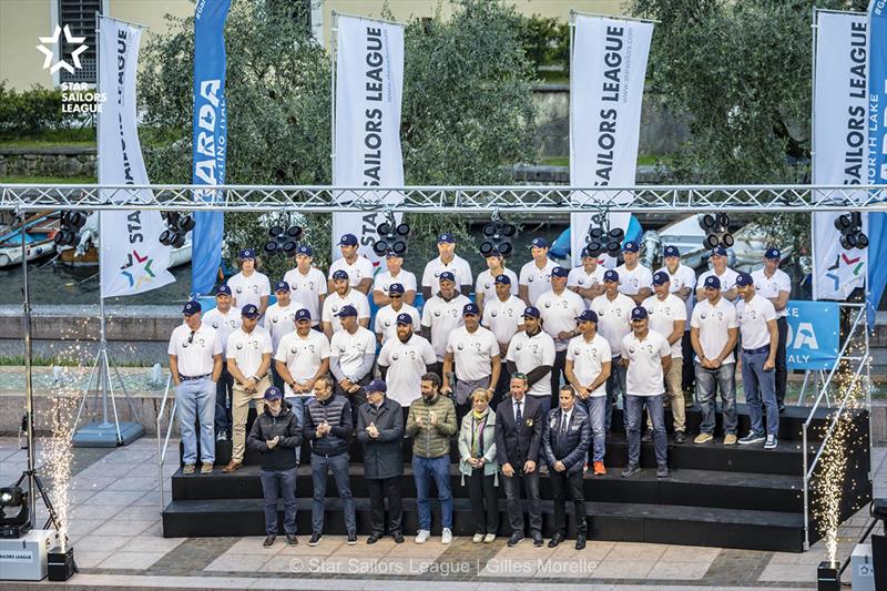 Opening Ceremony in Lago di Garcia - 2019 Star European Championship and SSL Breeze Grand Slam photo copyright Gilles Morelle taken at  and featuring the Star class