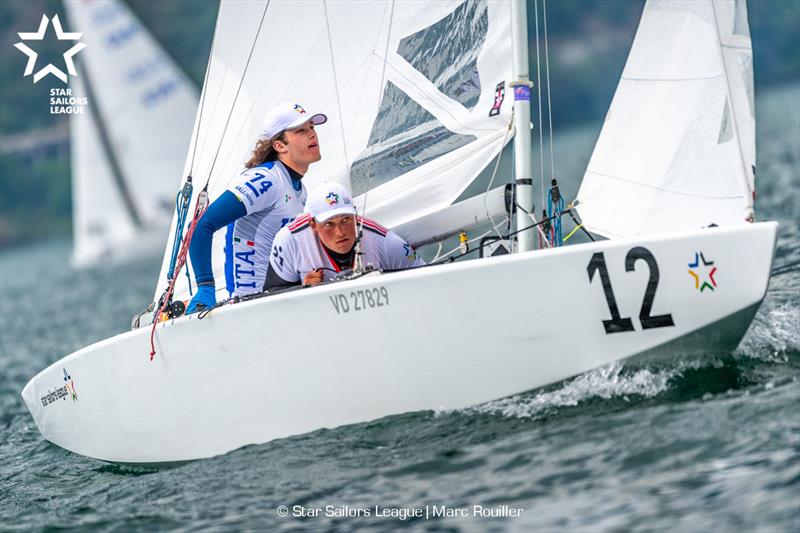 ITA 7829 / Skipper: Guido Gallinaro / Crew: Kilian Weise - 2019 Star European Championships and Star Sailors League Breeze Grand Slam photo copyright Marc Rouiller taken at Fraglia Vela Riva and featuring the Star class