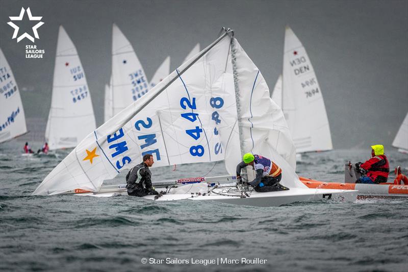 07 SWE 8442 / / Skipper: Freedy LÓÓf / / Crew: Brian Fatih - 2019 Star European Championships and Star Sailors League Breeze Grand Slam photo copyright Marc Rouiller taken at Fraglia Vela Riva and featuring the Star class
