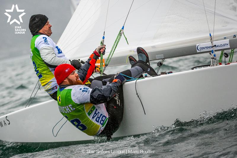 04 BRA 8542 / / Skipper: Lars Grael / / Crew: Pedro Trouche - 2019 Star European Championships and Star Sailors League Breeze Grand Slam photo copyright Marc Rouiller taken at Fraglia Vela Riva and featuring the Star class