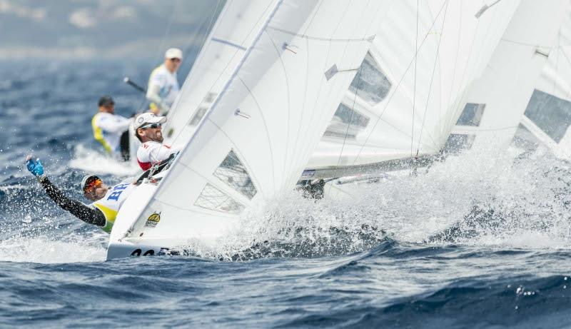 Mateusz Kusznierewicz and Bruno Prada during the race  - Star World Championship 2019 photo copyright YCCS / Studio Borlenghi taken at Yacht Club Costa Smeralda and featuring the Star class